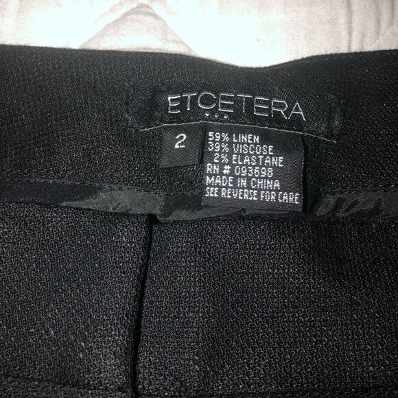 Wide Leg Linen Trousers - Picture 4 of 7